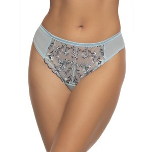 Allure Embroidered Thong - 1 of 3