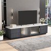 NicBex TV Stands for 70 inch TV,Entertainment Center with 4 Drawers,TV Console for Living Room, Bedroom, Home,Black - 2 of 4