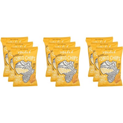 Yolele Yassa Chili Fonio Chips - Case of 9 - 5 oz