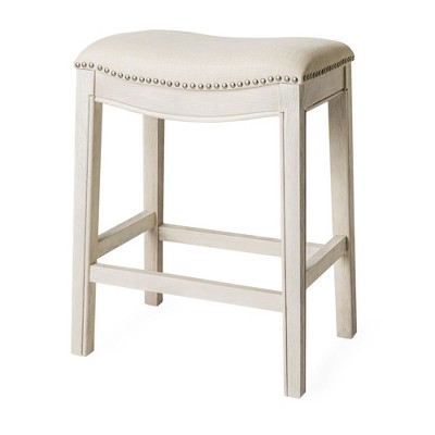 Maven Lane Adrien Backless Saddle Kitchen Stool