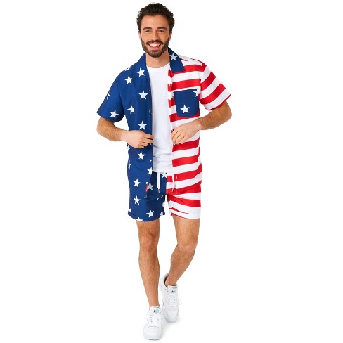 Opposuits Men's Summer Set - American Flag Size: L : Target