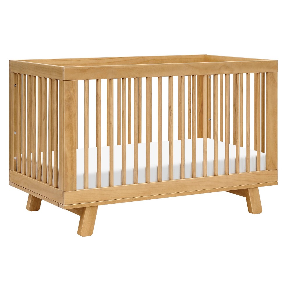 Photos - Cot Babyletto Hudson 3-in-1 Convertible Crib with Toddler Rail - Honey