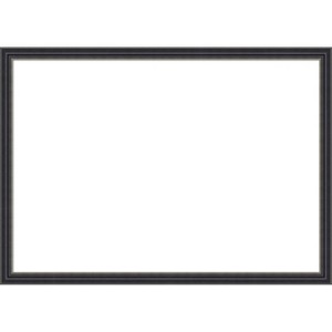 Amanti Art Stylish Black Narrow Framed Dry Erase Magnetic Board - 1 of 4