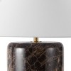 Kathariana Marble Table Lamp - CTL1086 - Dark Brown/White - Safavieh Couture - 3 of 4