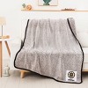 NHL Boston Bruins Two-Tone Faux Shearling Throw Blanket - 2 of 3