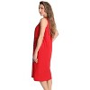 Just Love Womens Nightgown - Sleeveless Henley Oversized Sleepwear Gown - 2 of 3