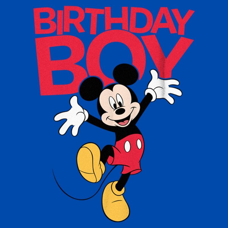 Boy's Mickey & Friends Happy Birthday Boy T-Shirt, 2 of 6