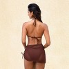 Women's Caramel Coast Brown Three Pieces Bikini Set - Cupshe - 4 of 4