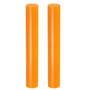 Unique Bargains DIY Crafts Acrylic Round Tube Non-Stick Durable Smooth Clay Roller 2 Pcs - 1 of 4