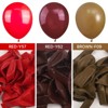PartyWoo Balloons Red Matte 18 12 10 5 Inch 142 pcs - 3 of 4