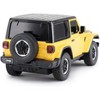 AZ  Import 1:24 Scale RC Jeep Wrangler Toy Vehicle For Kids And Adults (Yellow) - 2 of 3