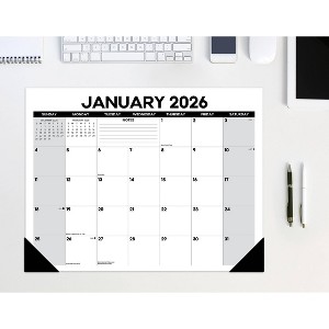 Willow Creek Press Basic Academic July 2025 - June 2026 22"x17" Large Monthly Deskpad Calendar - 1 of 4