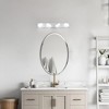 DAKAFUL LED Bathroom Vanity Light, with Multi 360° Rotatable Acrylic Up&Down Heads, Stepless Dimmable Wall Lights Over Mirror,for Bathroom/Bedroom - 2 of 4