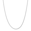 Black Bow Jewelry 1.75mm, 14k White Gold, Solid Parisian Wheat Chain Necklace - 3 of 4