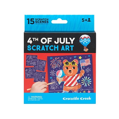 Crocodile Creek Scratch Art 4th of July