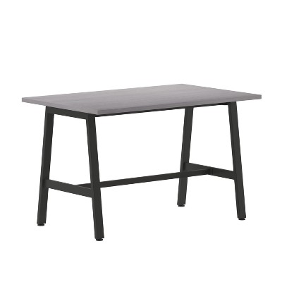 Flash Furniture Redmond Commercial 48x30 Conference Table with 1" Thick Double Sided Laminate Table Top with PVC Edging and Heavy Duty A-Frame Steel Base