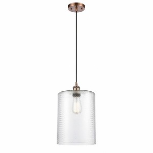 Cobbleskill - 1 Light Cord Hung Mini Pendant In Industrial Style-14 Inches Tall and 9 Inches Wide - 1 of 1