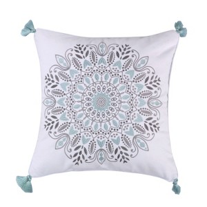 Astoria Spa Medallion Decorative Pillow - Levtex Home - 1 of 3