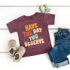 The Juniper Shop SmileyWorld Have The Day You Deserve Groovy Toddler Short Sleeve Tee - 3 of 4