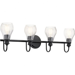 Kichler Lighting Greeier 4 - Light Vanity in  Black - 1 of 3