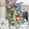 Briarwood Lane Snowfall Birdhouse Winter House Flag Cardinals Fir - 4 of 4