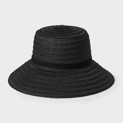 Packable Straw Down Brim Bucket Hat - Shade & Shore™