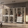 FUFU&GAGA Multifunctional Modular Storage Cabinet Bookcase Display Cabinet with Adjustable Shelving, Drawers & Safety Features - 3 of 4