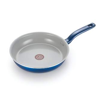 Bialetti Cookware Italian, 12, Non-Stick Saute Pan, 12 inch, Simply Blue