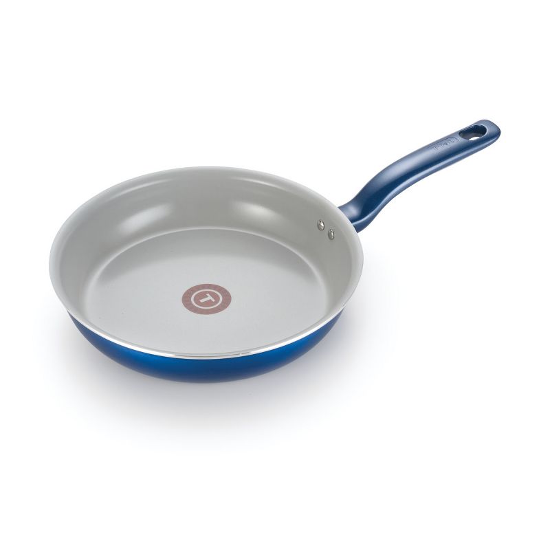 T-fal Simply Cook Ceramic Cookware, Fry Pan, 12&#34;, Blue, 1 of 8