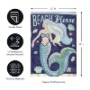Evergreen Flag Mermaid Beach Garden Flag, Summer Garden Flags 12x18 Double Sided for Outside, Outdoor Summer Decorations for Home - 3 of 4