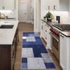 Modern Geometric Area Rug Machine Washable Rugs for Living Room Bedroom - 3 of 4