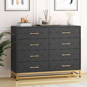 8 Drawer Dresser for Bedroom, Wood Dresser Tv Stand - 1 of 4