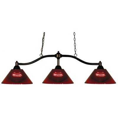 Z-Lite Chance 3 - Light Island Pendant Light in  Bronze