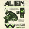 Seven Times Six Alien Shirt Mens In Space No One Can Hear You Scream Adult Short Sleeve Tee Beige - 2 of 3
