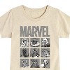 Girls' - Marvel - Villain Grid Fitted Short Sleeve Graphic T-Shirt - 2 of 4