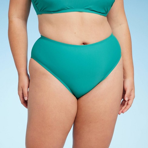 Women s Hipster Bikini Bottom Shade Shore Teal Green Target