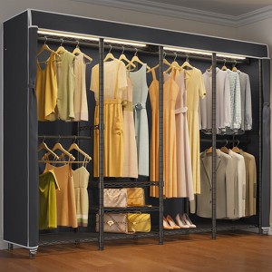 VIPEK V40LC Covered Clothes Rack with Dimmable LED Lights, Heavy Duty Garment Rack Portable Closet Wardrobe - 1 of 4