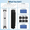 10'x20' Heavy Duty Commercial Canopy Tent, UV & Waterproof Instant Shelter with 2 Sidewalls, Includes Carry Bag, 4 Weight Bags, 8 Stakes, 6 Ropes - 4 of 4