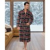 ADR Plush Fleece Men's Robe, Soft Cozy Warm Men's Bathrobe, Bath Robe - 2 of 4