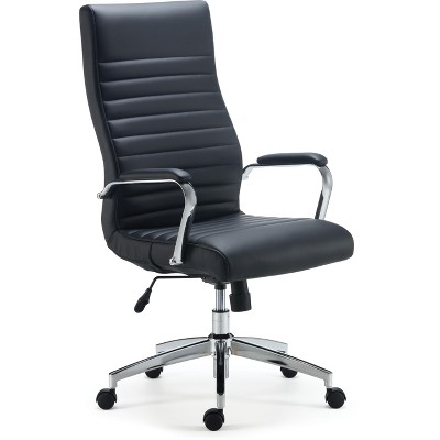 Staples Bentura Bonded Leather Managers Chair Black (53234) 24328572