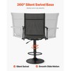 VEVOR Hunting Chair, 360° Silent Swivel, Lightweight Blind Chair, Heavy-Duty Steel Frame Ground Stool Seat, 300 Lbs Capacity, Black - 4 of 4