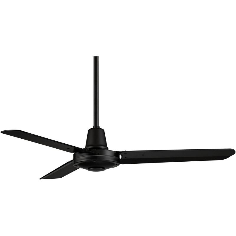 44" Casa Vieja Plaza DC Modern 3 Blade Indoor Outdoor Ceiling Fan with Remote Control Matte Black Damp Rated for Patio Exterior House Home Porch Barn, 5 of 9