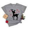 Simply Sage Market Women's Rudolph Reindeer Short Sleeve Garment Dyed Tee - 2 of 4