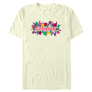 Men's Crayola Floral Logo T-Shirt - 1 of 4