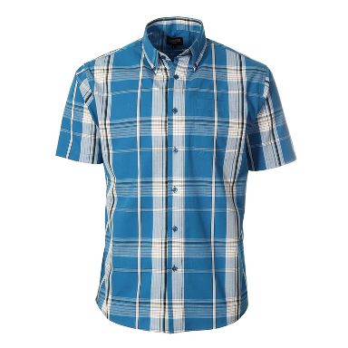 macys mens dress shirts short sleeve Society of Threads Men's Slim-Fit Performance Stretch Floral Print Short- Sleeve Button-Down Shirt