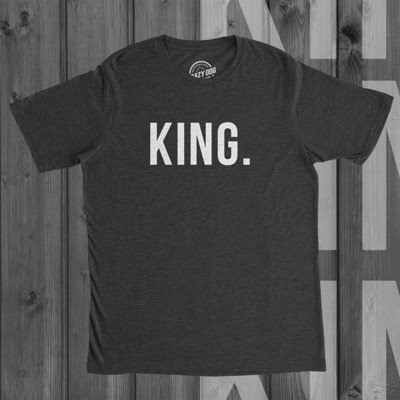 Мужские футболки Crazy Dog T-Shirts, Inc. Mens King Shirt Funny Novelty Tee Matching King and Queen Couples T shirt - Crazy Dog Men's T Shirt for Valentines Gift Black S — фото 3