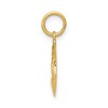 Black Bow Jewelry 14k Yellow Gold Police Badge Charm - 2 of 4