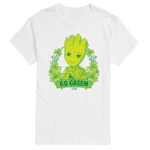 Men's - Marvel - Groot Go Green St. Patricks Day Short Sleeve Graphic T-Shirt - 1 of 4