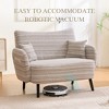 Zeus & Ruta Modern Deep-Seat Sofa with Ultra-Comfortable Armrests, Pillows & Storage Pockets - 4 of 4