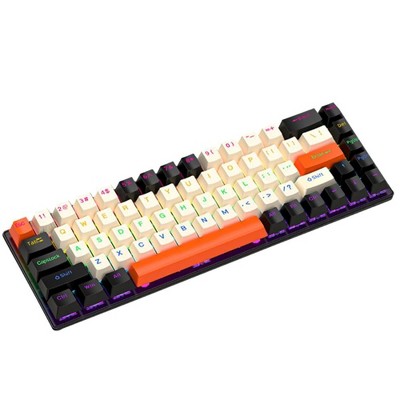 Mechanical keyboard USB Colorful Keyboards 68keys gaming pc Computer key board Backlit mini teclado Musical keyborad nergonomic